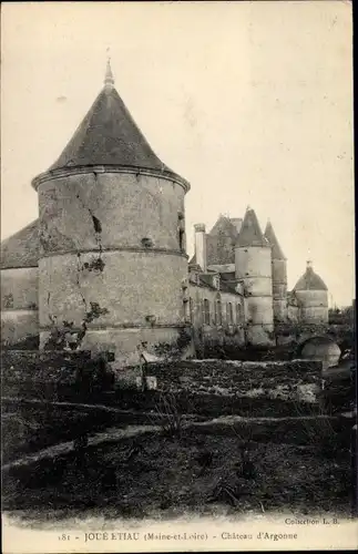 Ak Joué Étiau Maine et Loire, Château d'Argonne