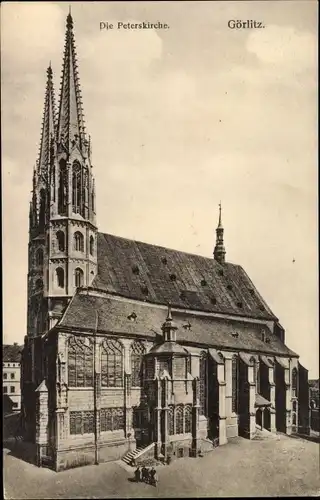 Ak Görlitz in der Lausitz, Peterskirche