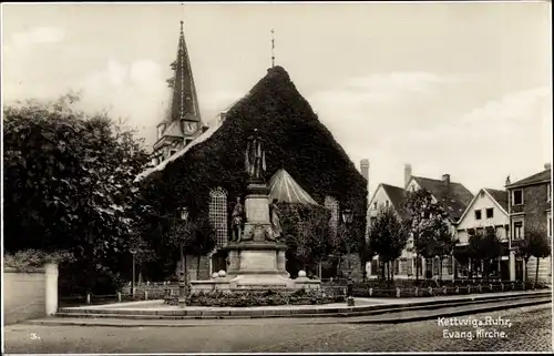 Ak Kettwig Essen im Ruhrgebiet, Evangelische Kirche