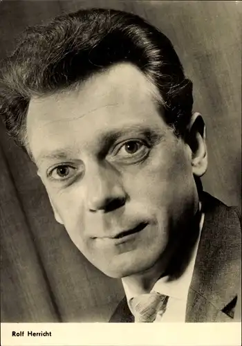 Ak Schauspieler Rolf Herricht, Portrait