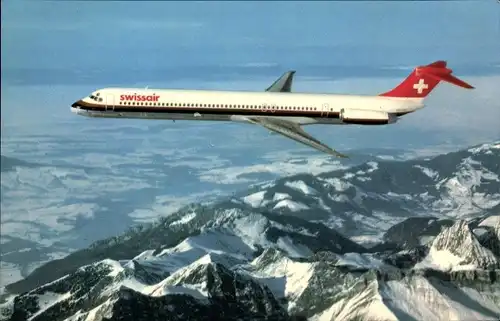 Ak Passagierflugzeug McDonnell Douglas DC 9 81, Swissair