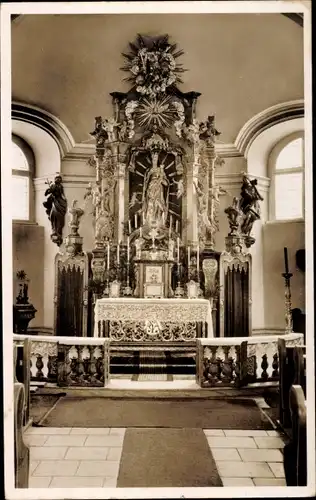 Ak Czerńczyce Frömsdorf Schlesien, Katholische Pfarrkirche