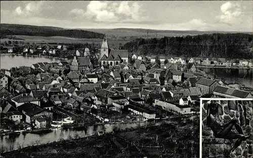 Ak Mölln im Herzogtum Lauenburg, Fliegeraufnahme