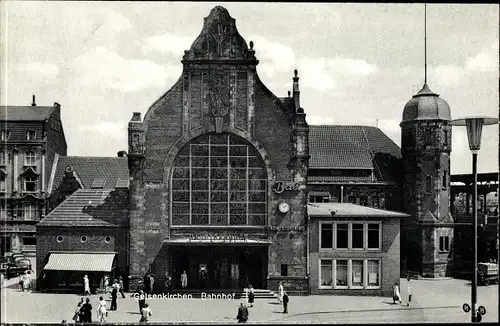 Ak Gelsenkirchen im Ruhrgebiet, Bahnhof