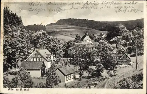 Ak Altenau Clausthal Zellerfeld im Oberharz, Panorama