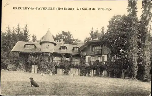 Ak Breurey les Faverney Haute Saône, Le Chalet de l'Ermitage