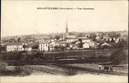 Ak Aillevillers Haute Saône, Vue Generale