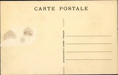 Ak Autet Haute Saône, Pont sur la Saone