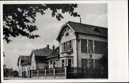 Ak Albrechtice nad Orlicí Albrechtsdorf an der Adler Region Königgrätz, Postamt