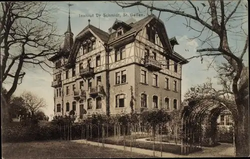 Ak Sankt Gallen Stadt Schweiz, Institut Dr. Schmidt