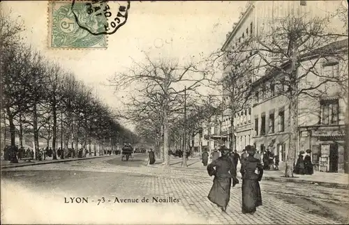 Ak Lyon Rhône, Avenue de Noailles