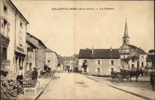 Ak Aillevillers Haute Saône, Le Centre