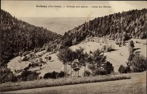 Ak Belfahy Haute Saône, Vallee des Martins