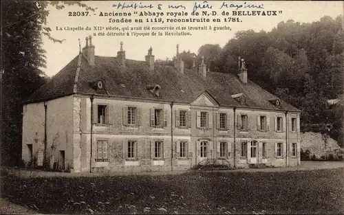 Ak Bellevaux Haute Saône, Ancienne Abbaye royale de Notre Dame