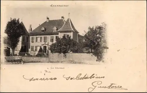 Ak Champagney Haute Saône, Le Chateau