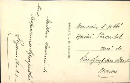 Ak Champlitte Haute Saône, Le Chateau et l'ancien clocher