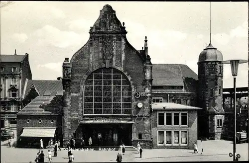 Ak Gelsenkirchen im Ruhrgebiet, Bahnhof