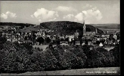 Ak Neheim Hüsten Arnsberg im Sauerland, Panorama