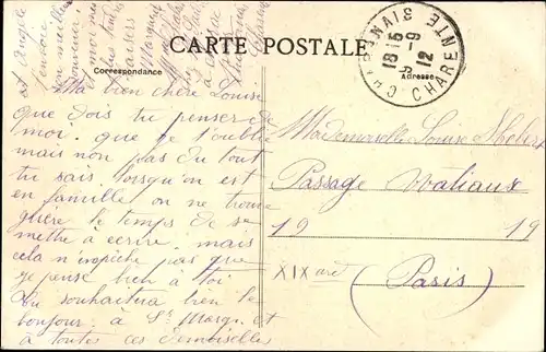 Ak Chabanais Charente, Pont sur la Vienne