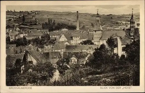 Ak Großalmerode in Hessen, Blick von der Hexe