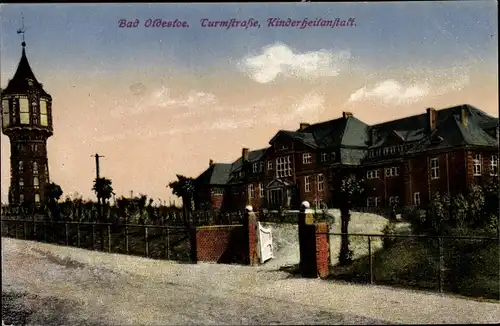 Ak Bad Oldesloe in Schleswig Holstein, Turmstraße, Kinderheilanstalt