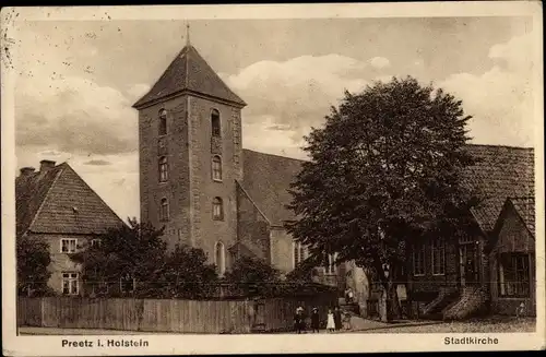 Ak Preetz in Holstein, Stadtkirche