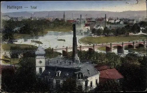 Ak Hattingen an der Ruhr, Totalansicht