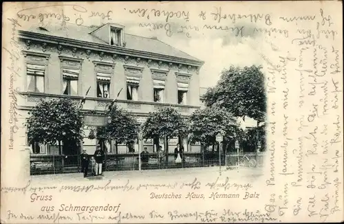 Ak Berlin Wilmersdorf Schmargendorf, Gasthof Deutsches Haus