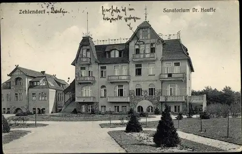 Ak Berlin Zehlendorf, Sanatorium Dr. Hauffe
