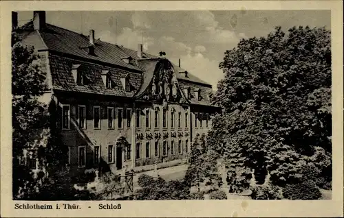 Ak Schlotheim in Thüringen, Schloss