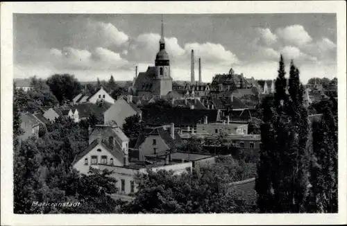 Ak Markranstädt in Sachsen, Panorama, Kirche