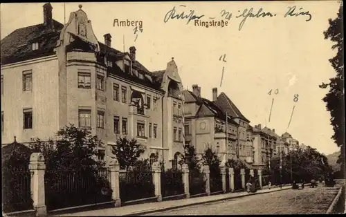 Ak Amberg in der Oberpfalz Bayern, Ringstraße