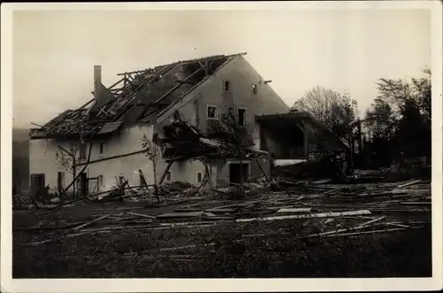 Ak La Chaux de Fonds Kanton Neuenburg, Cyclone 12.06.1926