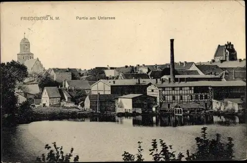 Ak Strzelce Krajenskie Friedeberg in der Neumark Ostbrandenburg, Untersee