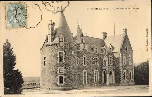 Ak Gesté Maine et Loire, Chateau de la Foret