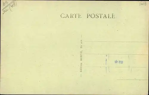 Ak Briollay Maine et Loire, Paysage sur le Loir