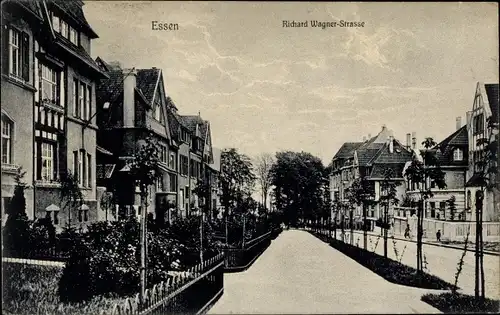 Ak Essen im Ruhrgebiet, Richard Wagner Straße