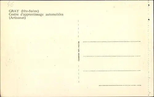 Ak Gray Haute Saône, Centre d'apprentissage automobiles