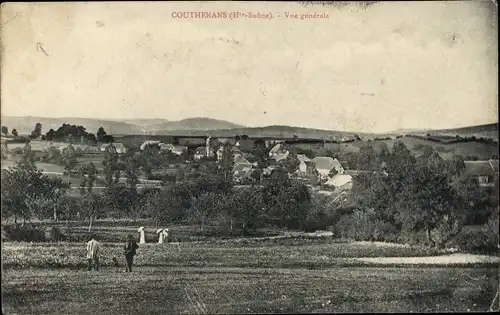 Ak Couthenans Haute Saône, Vue generale