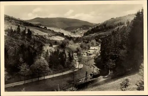 Ak Pappenheim Kleinschmalkalden Floh Seligenthal Thüringen, Talblick