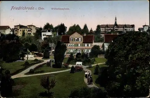 Ak Friedrichroda in Thüringen, Wilhelmsplatz