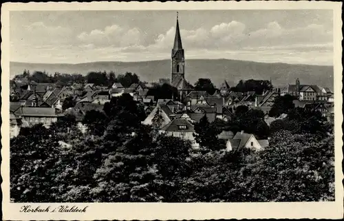 Ak Korbach in Hessen, Gesamtansicht