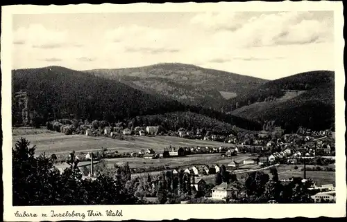 Ak Tabarz im Thüringer Wald, Panorama mit Inselsberg