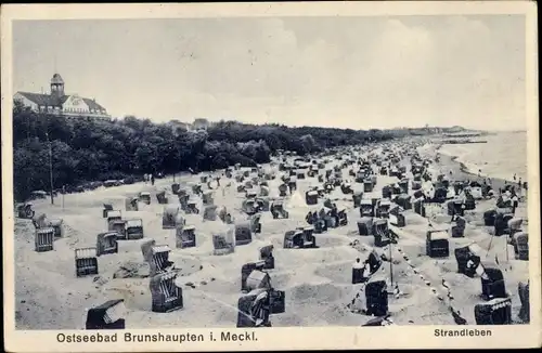 Ak Ostseebad Brunshaupten Kühlungsborn, Strandleben