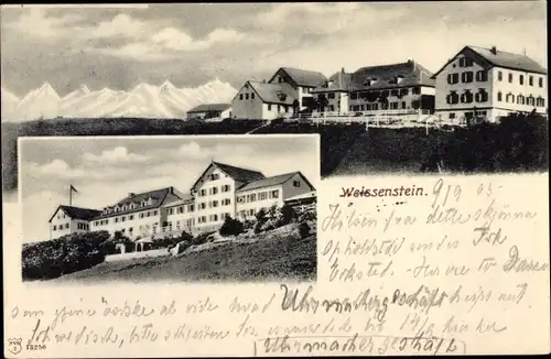 Ak Oberdorf Kanton Solothurn, Kurhaus Weissenstein