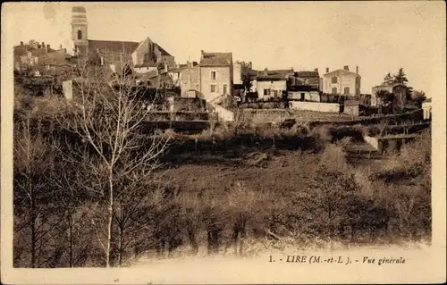 Ak Liré Maine et Loire, Vue generale