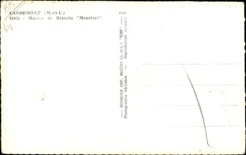 Ak Landemont Maine et Loire, Maison de Retraite Montfort