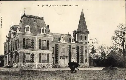 Ak Jarzé Maine et Loire, Chateau des Landes