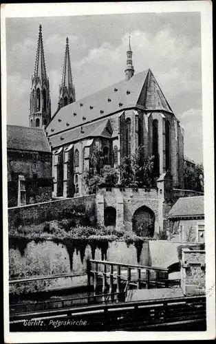 Ak Görlitz in der Lausitz, Peterskirche