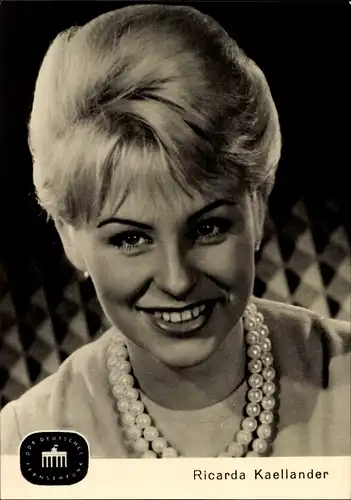 Ak Schauspielerin Ricarda Kaelander, Portrait